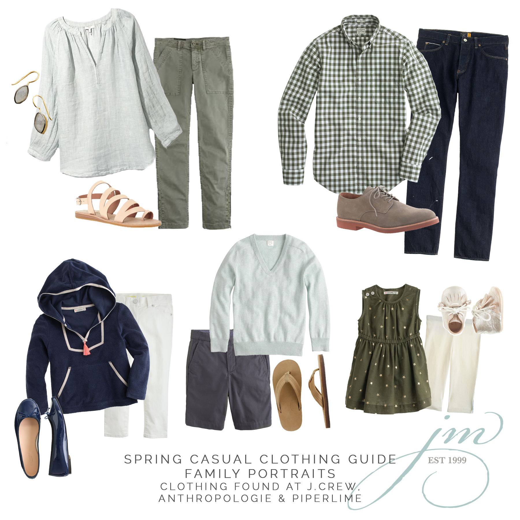 clothing suggestions for upcoming family photo session, Jenni Maroney Portrait Boutique