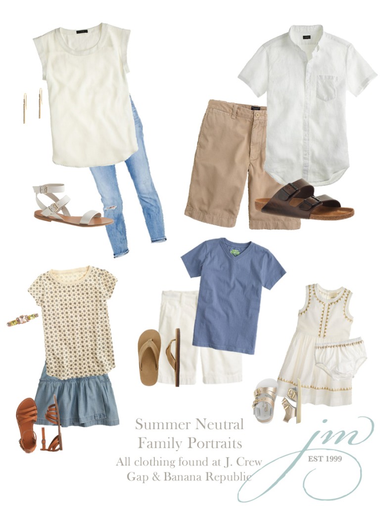 clothing suggestions for upcoming family photo session, Jenni Maroney Portrait Boutique