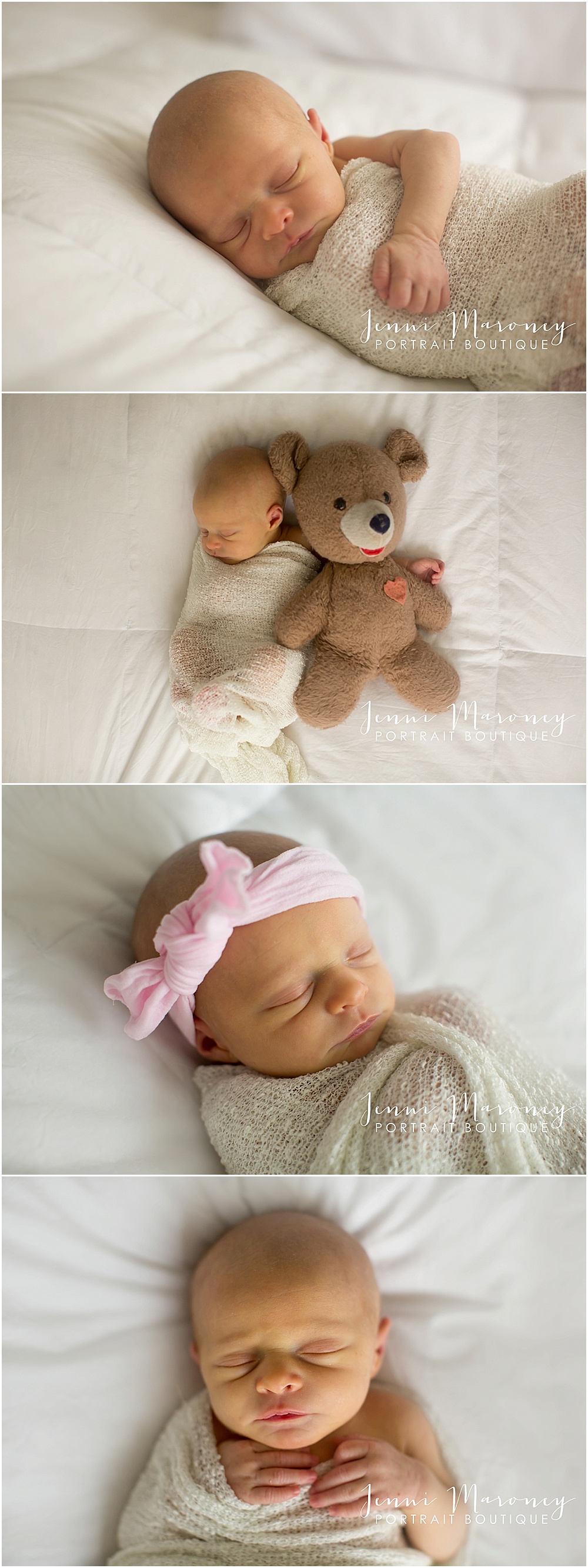 newborn girl photography session 