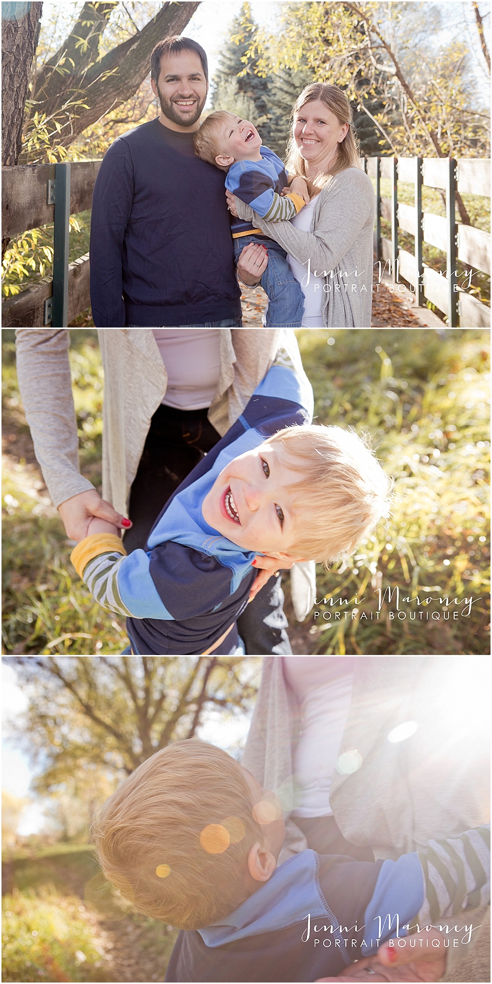 Boulder family photographer Jenni Maroney offers custom holiday cards to her Boulder and Denver family portrait clients.
