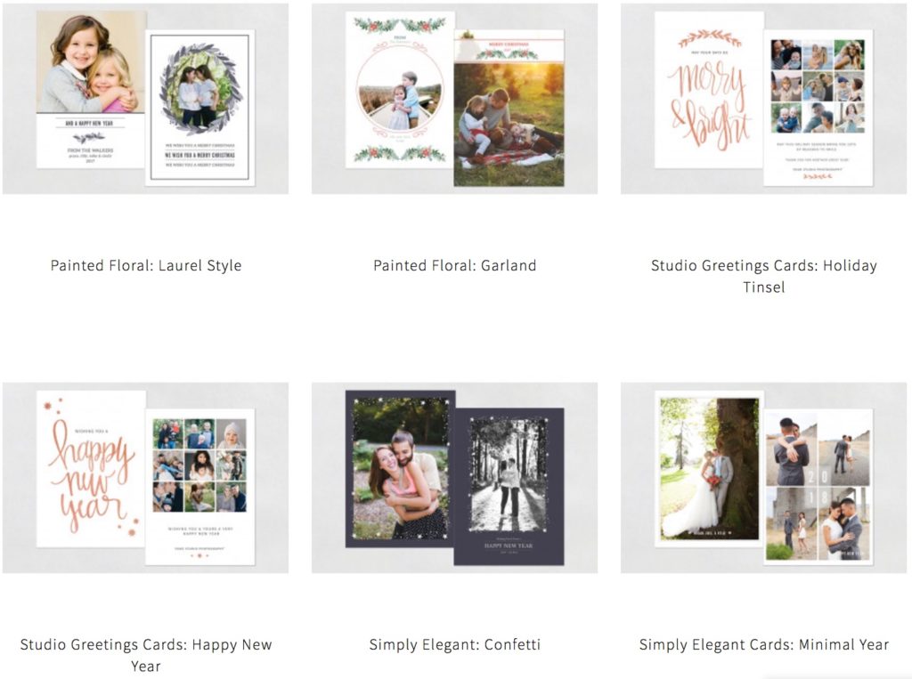 Holiday Card options with Boulder family photographer, Jenni Maroney in her Boulder photography studio and outdoor family photography.