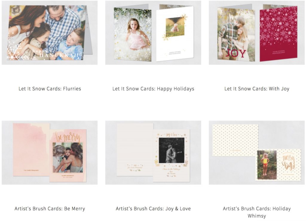 Holiday Card options with Boulder family photographer, Jenni Maroney in her Boulder photography studio and outdoor family photography.