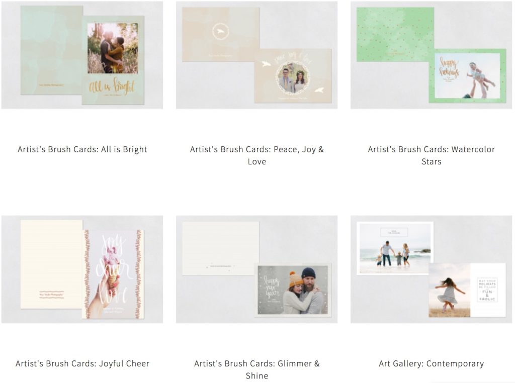 Holiday Card options with Boulder family photographer, Jenni Maroney in her Boulder photography studio and outdoor family photography.