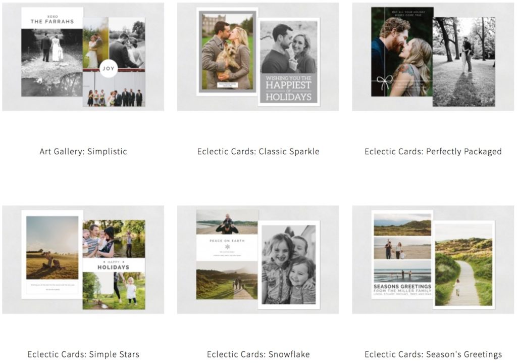 Holiday Card options with Boulder family photographer, Jenni Maroney in her Boulder photography studio and outdoor family photography.