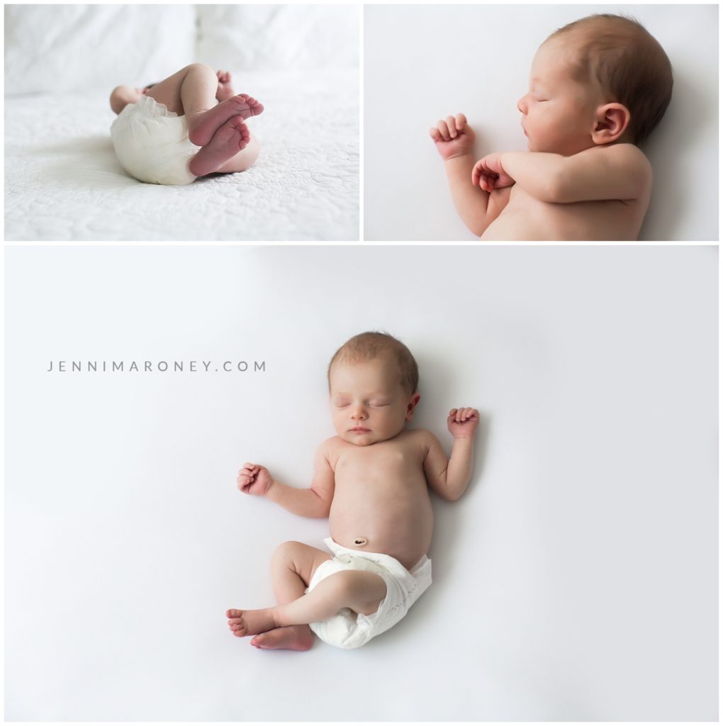 Simple Denver newborn photography session with Denver newborn photographer Jenni Maroney.